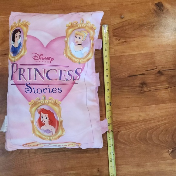 Disney Princess Stories Soft Stuffed Plush Cloth Book Pillow Snow White Aurora - Picture 11 of 12